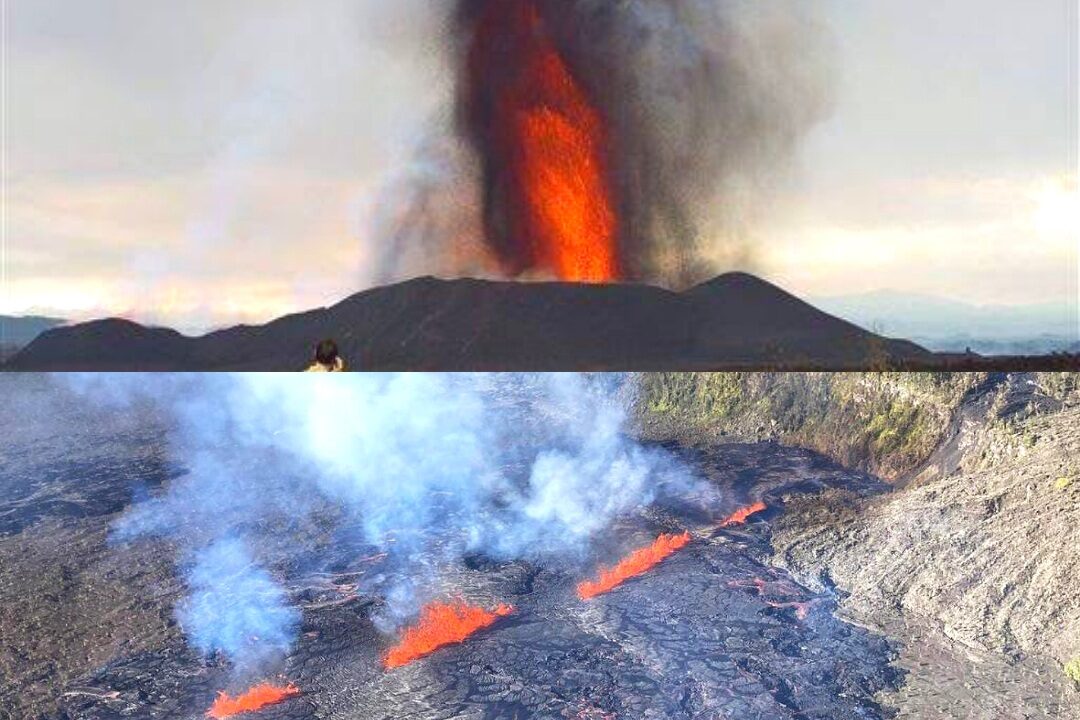 RDC-Goma : voici l’évolution du volcan Nyamulagira en éruption depuis ce 14 janvier